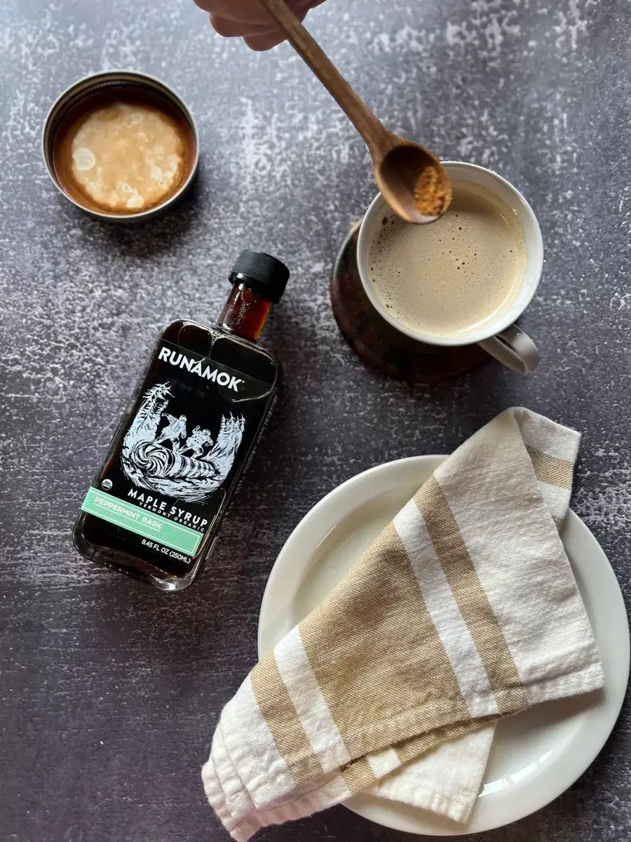 Peppermint Hot Cocoa with Maple