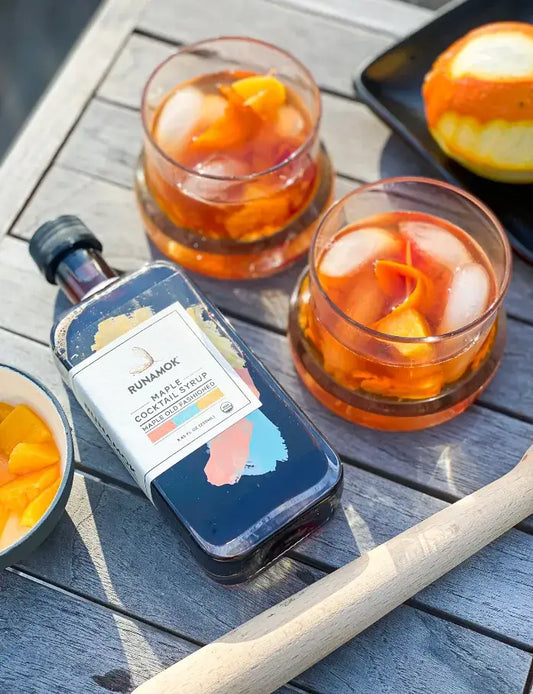 Runamok Maple - Recipe Summer Peach Old Fashioned