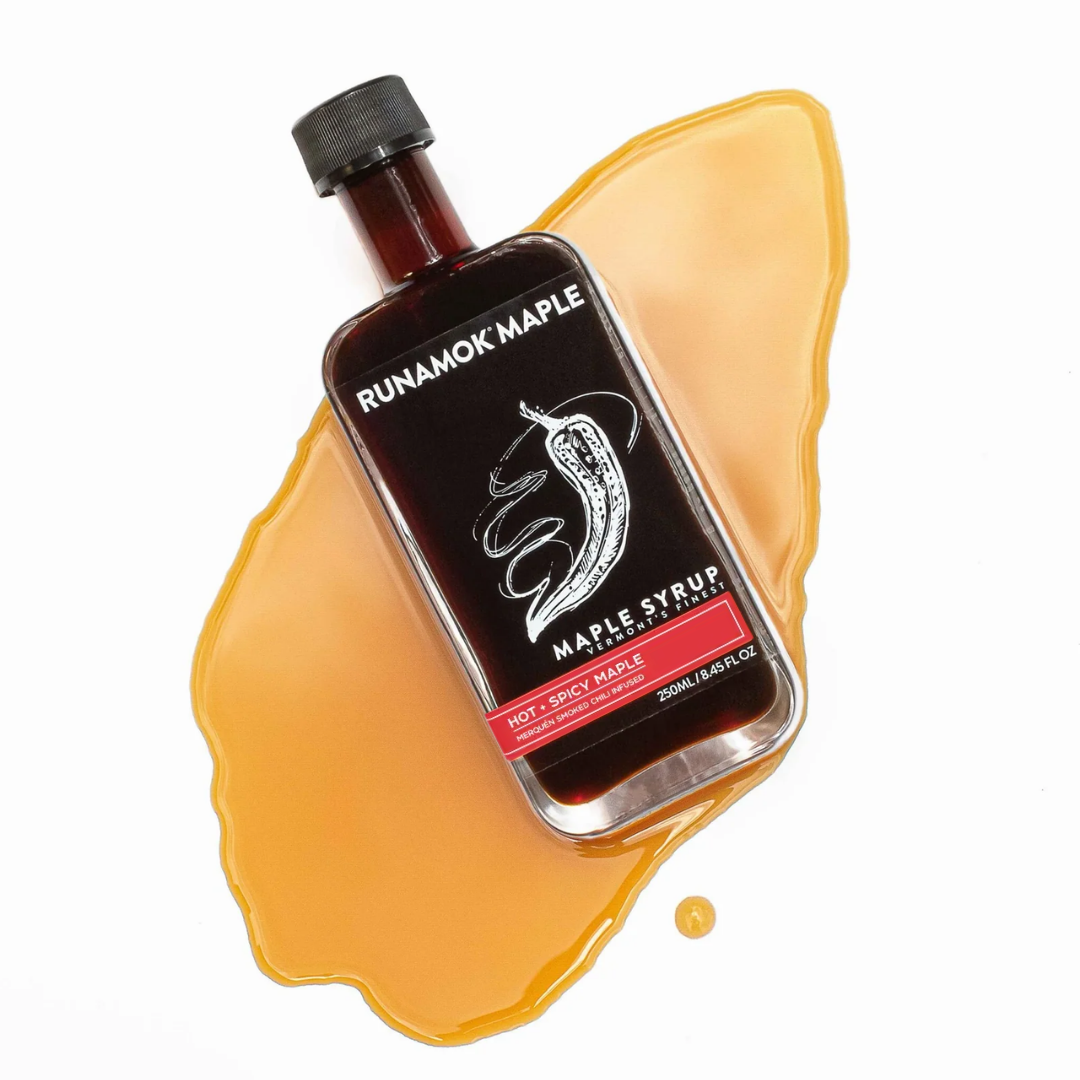 Hot + Spicy Maple Syrup (Smoked Chili Pepper Infused)
