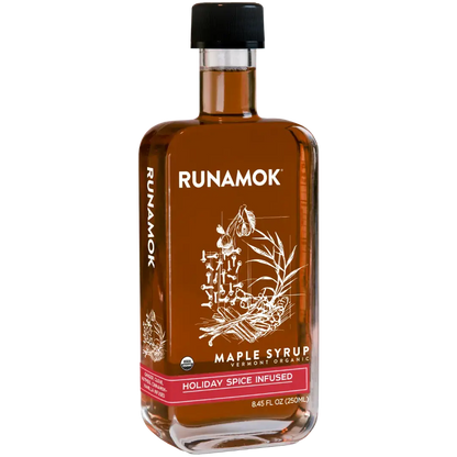 Runamok Maple Syrup - Holiday Spice Infused Maple Syrup - 1