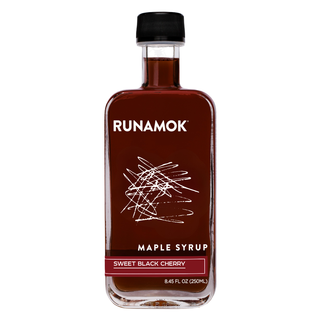 Sweet Black Cherry Infused Maple Syrup