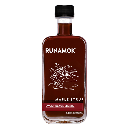Sweet Black Cherry Infused Maple Syrup
