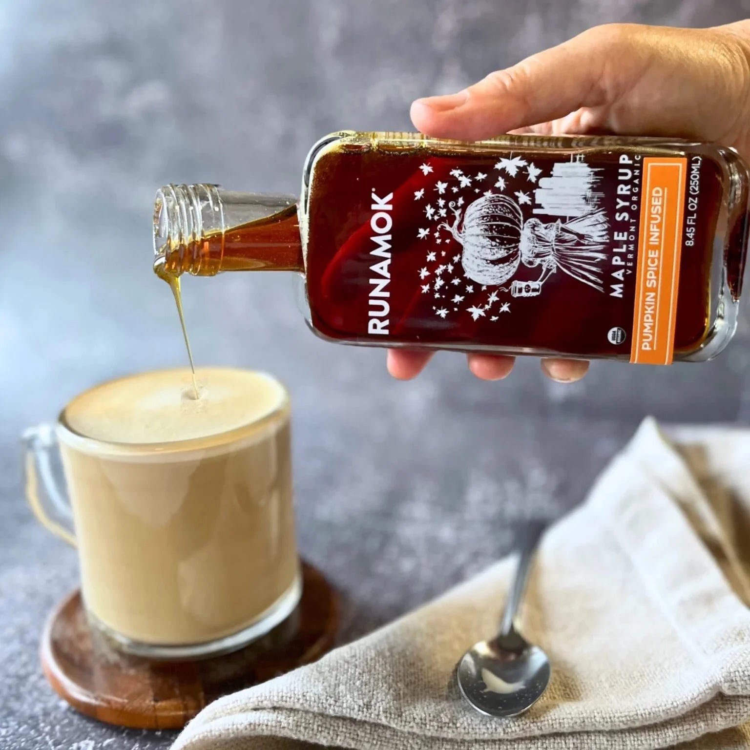Pumpkin Spice Infused Maple Syrup